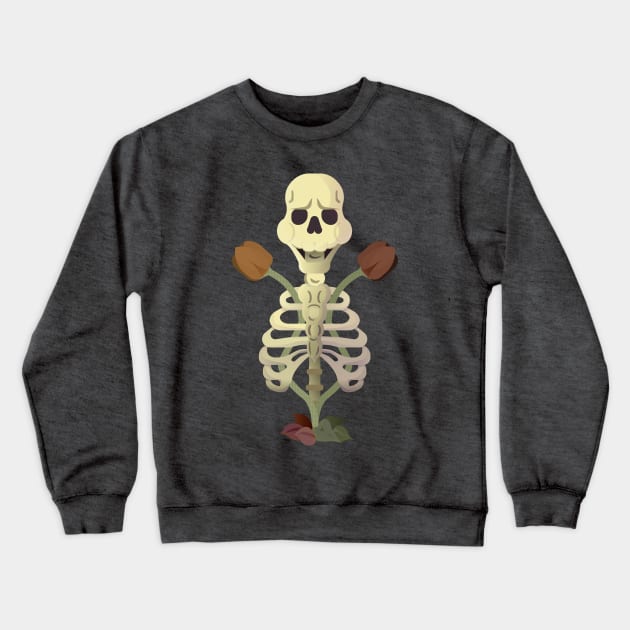 Old bones with dark nature Crewneck Sweatshirt by TIERRAdesigner